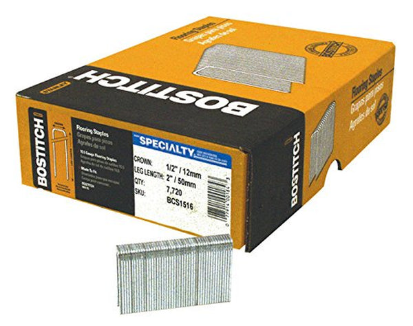 Bostitch Bcs1516 2 Inch 1/2 Inch Crown Flooring Staples (7,700 /Pk)(Sold by 2 Pack)