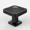 10 Pack 1.2 Inch Matte Black Cabinet Knobs Kitchen Cabinet Knobs Square Cabinet Knobs Cabinet Hardware Drawer Knobs Dresser Knobs Kitchen Knobs for Cabinets