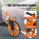 BENTISM Measuring Wheel 12.5” Telescoping Handle Centerline Design W/ Handbrake