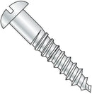 #8 X 3" Wood Screws, round Head, Slotted Drive, Steel, Zinc Plating (Quantity: 100 Pcs)