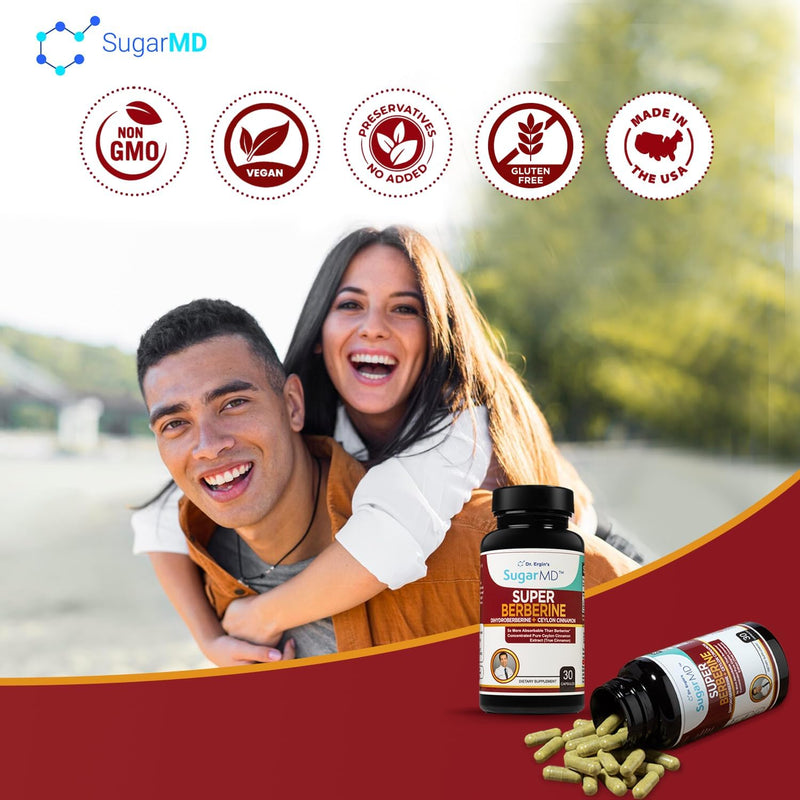 Sugarmd Super Berberine Supplement – 250Mg Glucovatage Dihydroberberi