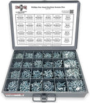 #6#8#10 Phillips Pan Head Machine Screws Bolts Flat & Split Washers & Hex Nuts Assortment Set