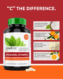 Zenwise Health - Liposomal Vitamin C with Quali-C 1000 Mg. - 180 Vegetarian Caps