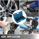 BENTISM Impact Socket Set 1/2 Inches Impact Sockets,19 Piece, SAE, 3/8 Inch - 1-1/2 Inch,Standard 6-Point Hex Sockets, Cr-V Alloy Steel, Radius Corner Design with a Steel Ratchet and a Storage Case