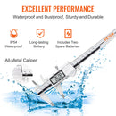 BENTISM 6”150Mm Digital Caliper Vernier Micrometer Ruler ABS Zero Setting Feature