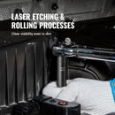 BENTISM 1/2" Drive Impact Socket Set, 33 Piece, Standard SAE (3/8"-1") & Metric (10-24Mm) Sizes, Deep & Shallow Kit, 6 Point Cr-V Alloy Steel Includes Adapters & Ratchet Handle & Storage Case