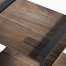 ZINUS Brock Etagere Bookcase with Hanging Storage / 4-Shelf Bookcase / Metal Fra