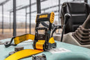 DEWALT DXBC33002 Black/Yellow 1.5" X 16' Ratchet Tie down Straps - Mid-Weight Cargo Hauling (3300 Lb Break Strength), 2 Pack