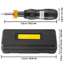 BENTISM Adjustable Torque Screwdriver 1/4" Hex 10-70 In/Lb W/1 In-Lb Increment