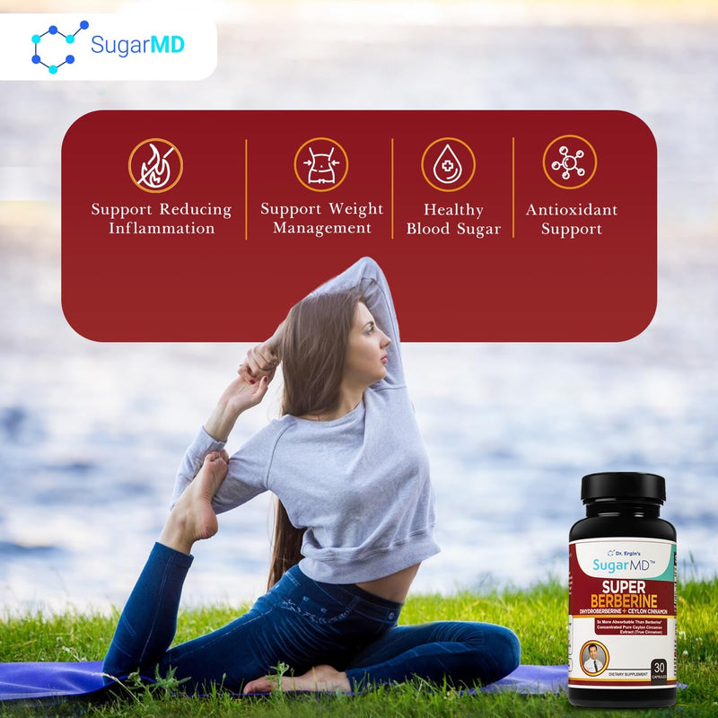 Sugarmd Super Berberine Supplement – 250Mg Glucovatage Dihydroberberi