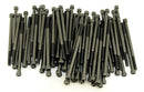 (50) Socket Head 1/4-20 X 4 Cap Screws Black SHCS Allen Bolt