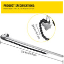 BENTISM 24 Inch Pipe Chain Wrench Heavy Duty 6.7 Inch Chain Wrench