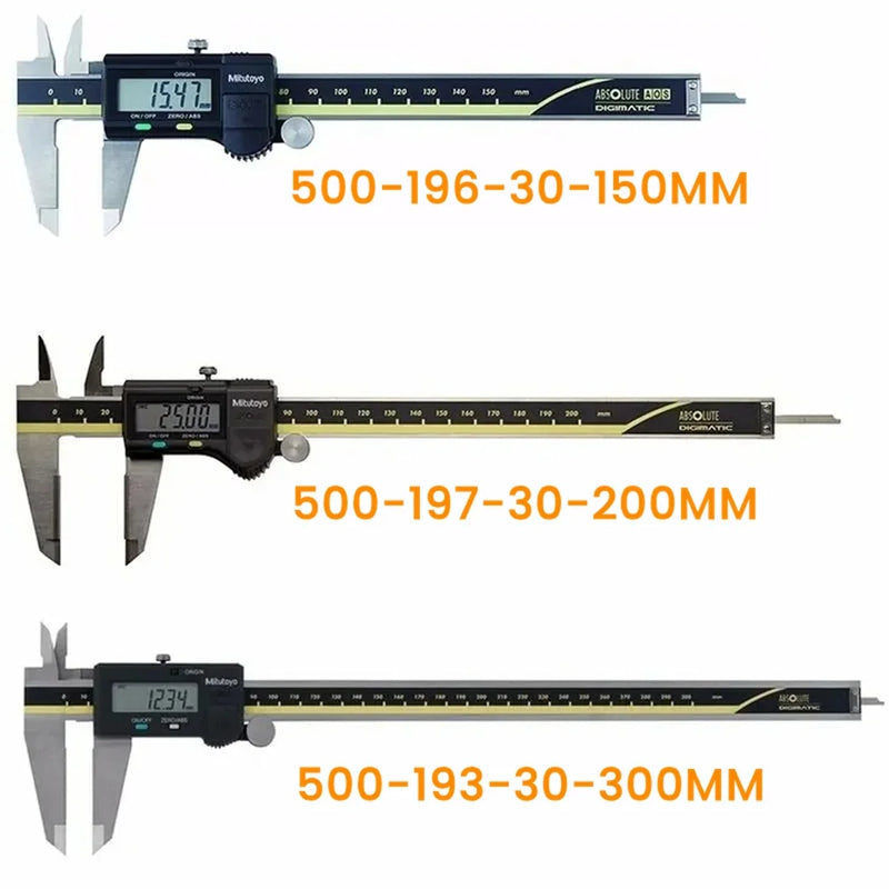 Mitutoyo 500-196-30 Advanced Onsite Sensor AOS Absolute Scale Digital Caliper 500 Series, 0" to 6"/0 to 150Mm Measuring Range, 0.0005"/0.01Mm Resolution, AOS