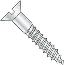 #3 X 1/2" Wood Screws, Flat Head, Slotted Drive, Brass, Plain Finish (Quantity: 100 Pcs)