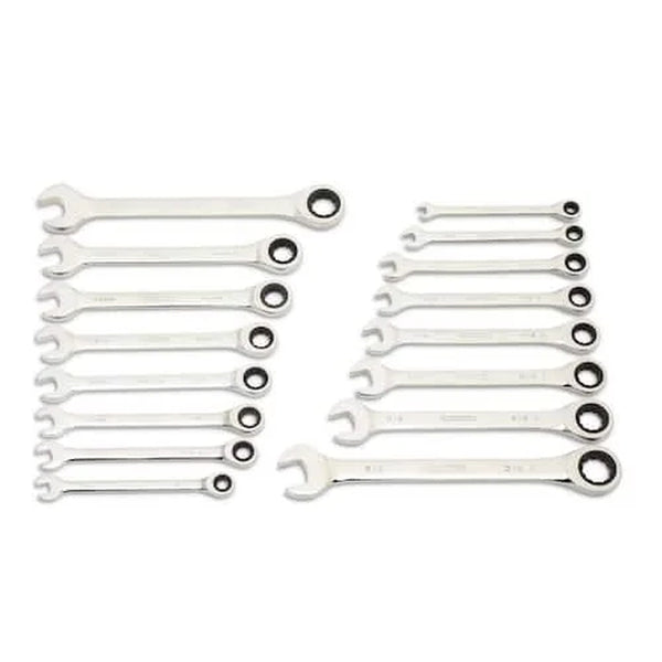 Husky SAE and Metric Ratcheting Wrench Set (16-Piece)