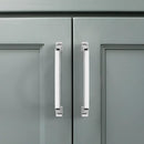 10 Pack Polished Nickel Cabinet Pulls 8 Inch(203Mm) Hole Center Cabinet Hardware Kitchen Cabinet Handles for Bathroom Drawer Pulls Dresser Pulls.