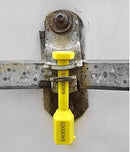 100 Pcs Bolt Seal Shipping Seal with Print Progressive Numbering for Cargo Containers and Truck Trailers, Cargo Container Seals Yellow