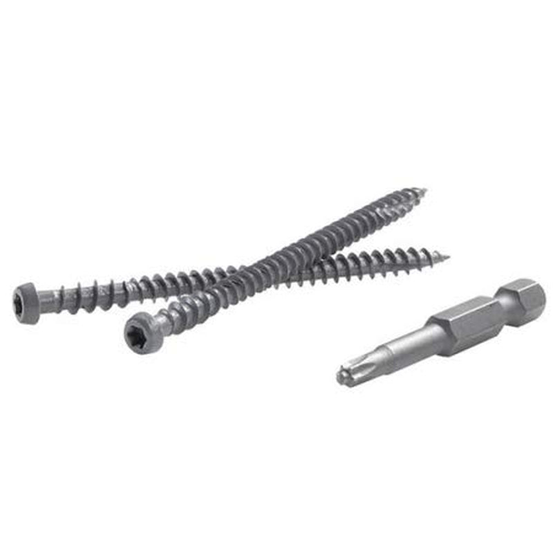 Trapease 3 Deck Screw 2-1/2" (350) Screws (Pebble Gray/Foggy Wharf/Rainer)