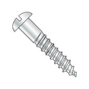#14 X 4" Wood Screws/Slotted/Round Head/Steel/Zinc (Carton: 300 Pcs)