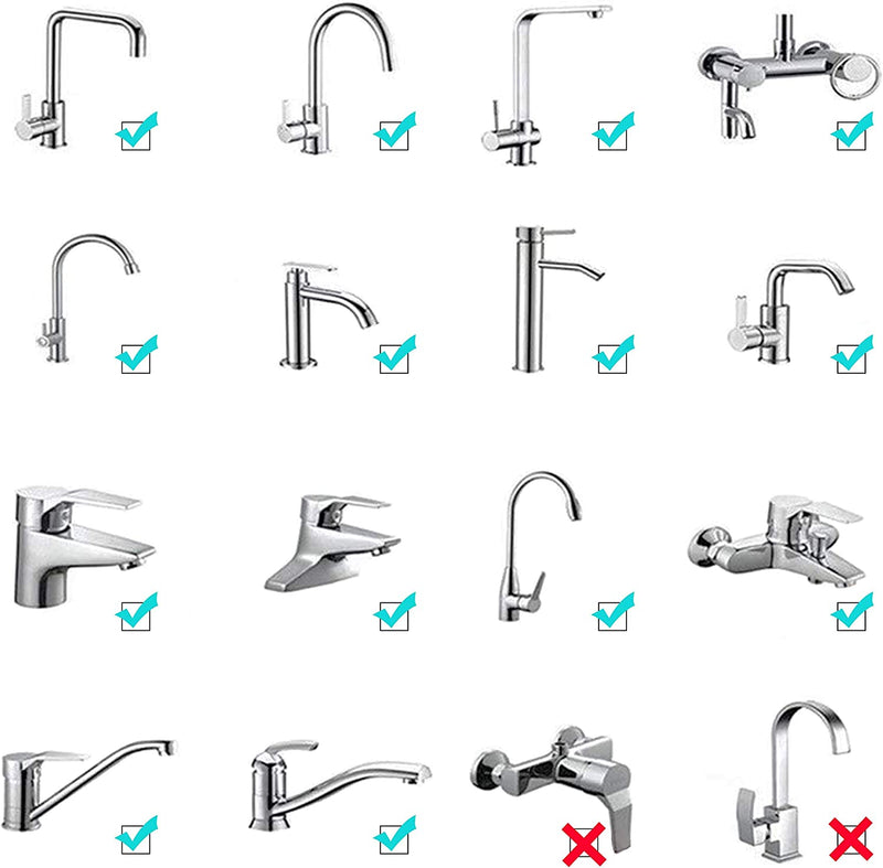 Upgraded 2022 Movable Kitchen Faucet Head 360° Rotatable Faucet Sprayer Head Replacement anti -Splash Tap Booster Shower and Water Saving Faucet for Kitchen