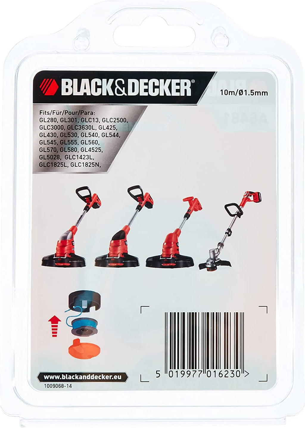 Black & Decker Strimmer Spool & Line For Gl4525 Gl5028 Glc1825