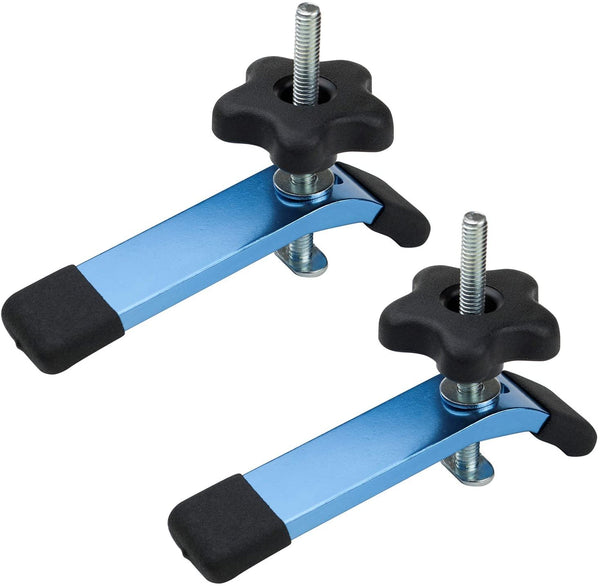 POWERTEC 71168 T-Track Hold down Clamps, 5-1/2” L X 1-1/8” Width – 2 Pack