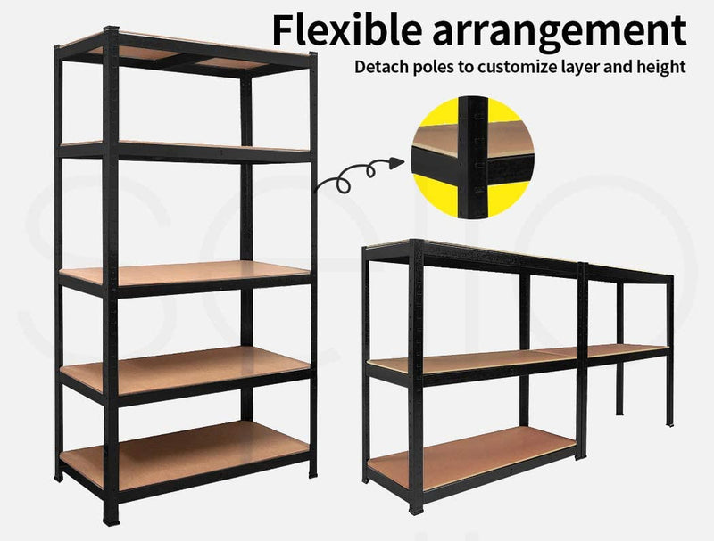 Traderight Warehouse Shelving Garage Shelves Steel Pallet Storage 1.8X0.9X0.4M