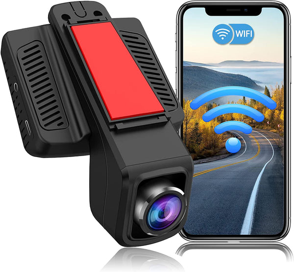 1080p Full Hd Dash Cam Front built-in Wifi, 2.45 LCD Mini Dash Cam Car Camera with 170° Wide Angle Car Dvr Road Video Recorder Loop Recording WDR Parking Monitor Motion Detection