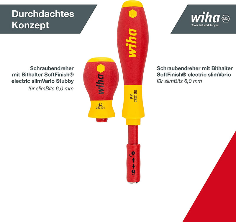 Wiha 2831 T9-02 Slimvario -S VDE Screwdriver Set 9-Tlg