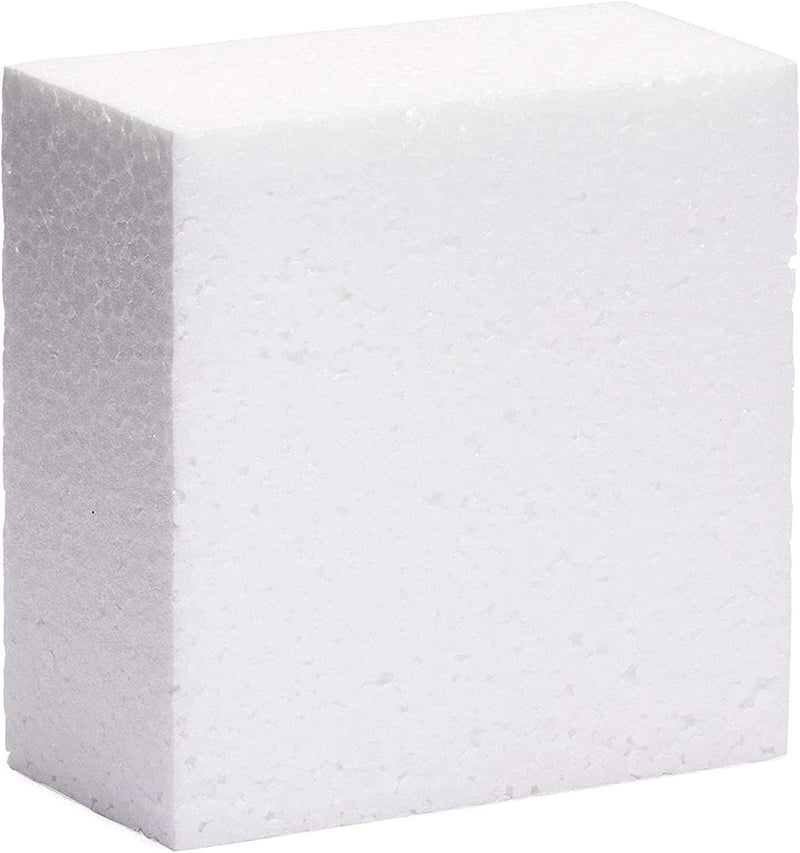 Juvale 12 Pack Foam Blocks for Crafts, Polystyrene Brick Rectangles for  Floral Arrangements, Art Supplies, Holiday Decor (4 x 4 x 2 in, White)