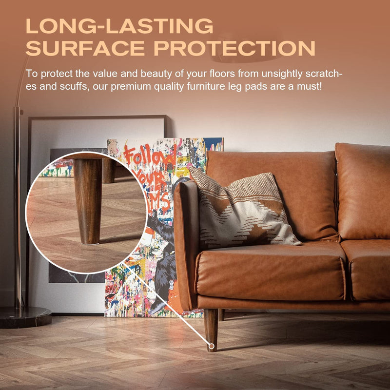 Felt Furniture Pads 277PCS Assorted Sizes Value Pack Premium Self Adhesive anti Scratch Floors Protectors for Hardwood & Laminate Flooring