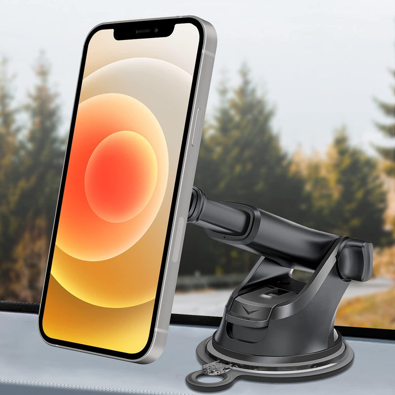  APPS2Car Suction Cup Phone Holder Windshield/Dashboard/Window,  Universal Suction Cup Car Phone Holder Mount with Sticky Gel Pad,  Compatible with iPhone, Samsung, All Cellphone : Cell Phones & Accessories