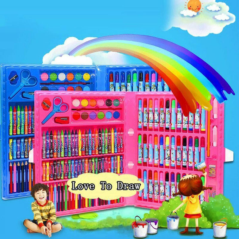 Drawing Painting Set Kids Girls Boys Teens Coloring Art Kit Gift