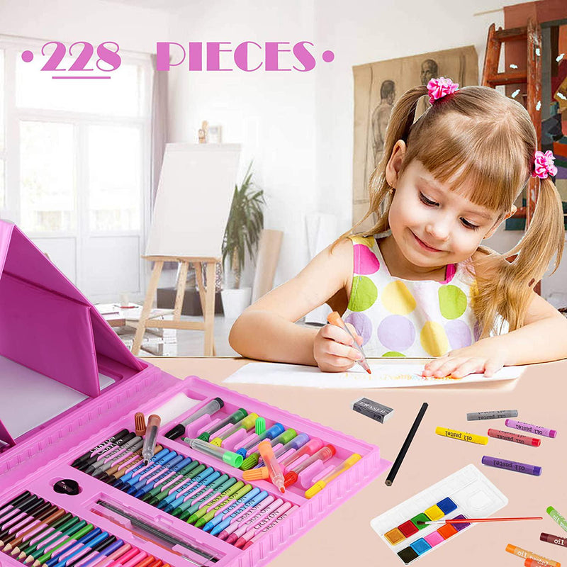208 PCS Art Supplies, ZDY Drawing Art Kit for Kids Adults Art Set