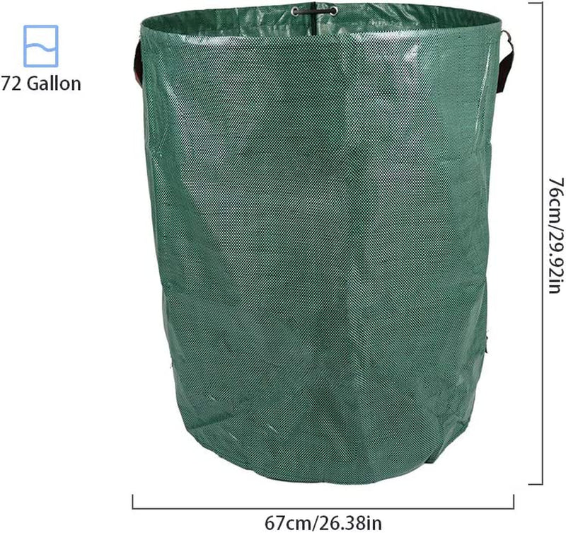 Valuehall 3 Packs Garden Bag Garden Waste Bags Reusable Leaf Bags Reusable Heavy Duty Gardening Bags Yard Waste Bags V7070 (132 Gallons)