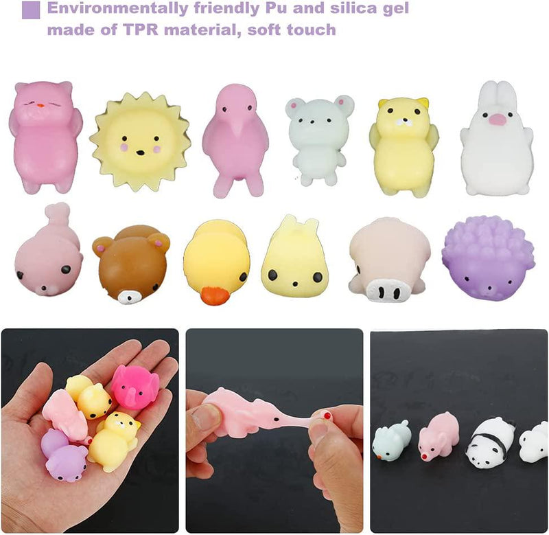Cute Mini Animal Mochi Squishies Fidget Toys