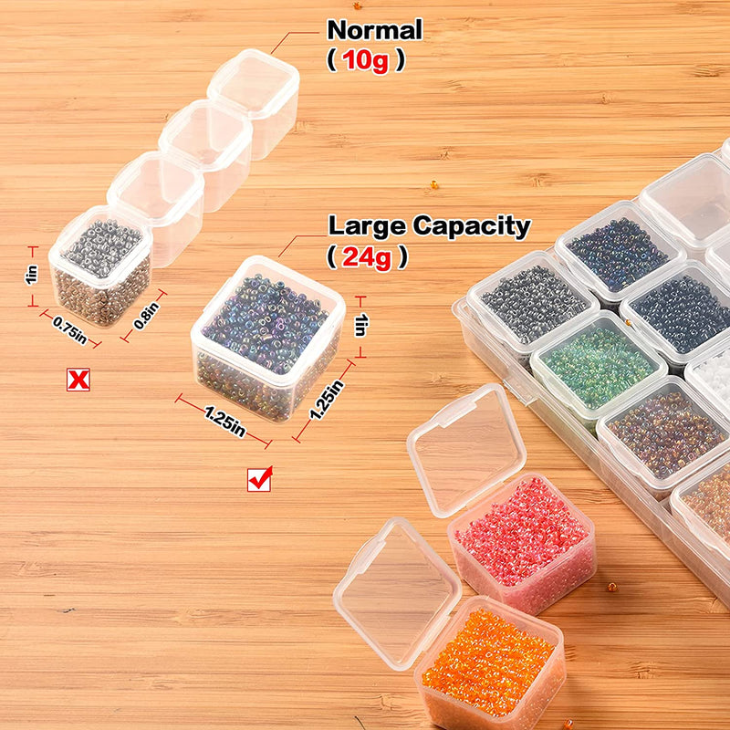 60 Diamond Painting Storage Boxes Bead Organiser Tray Art Beads Embroidery  Case