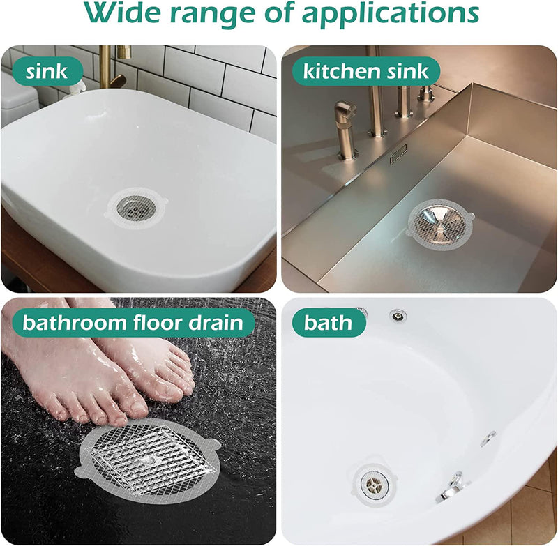 Disposable Kitchen Sink Filter Mesh Waterproof Adhesive Floor
