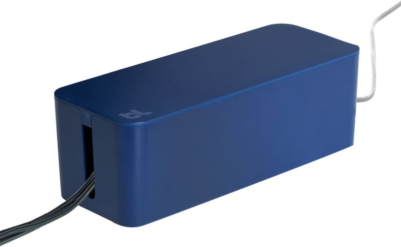 Bluelounge Cablebox, Cable Management System, Moonlight Blue
