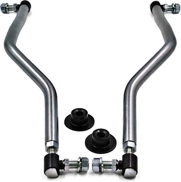 HD Switch - Adjustable Improved LH/RH Steering Drag Link Set Fits 532194740 & 532194741 for Husqvarna Craftsman Murray Dixon Jonsered Poulan Pro AYP EHP Weedeater 194740 194741 - Dust Caps Included!