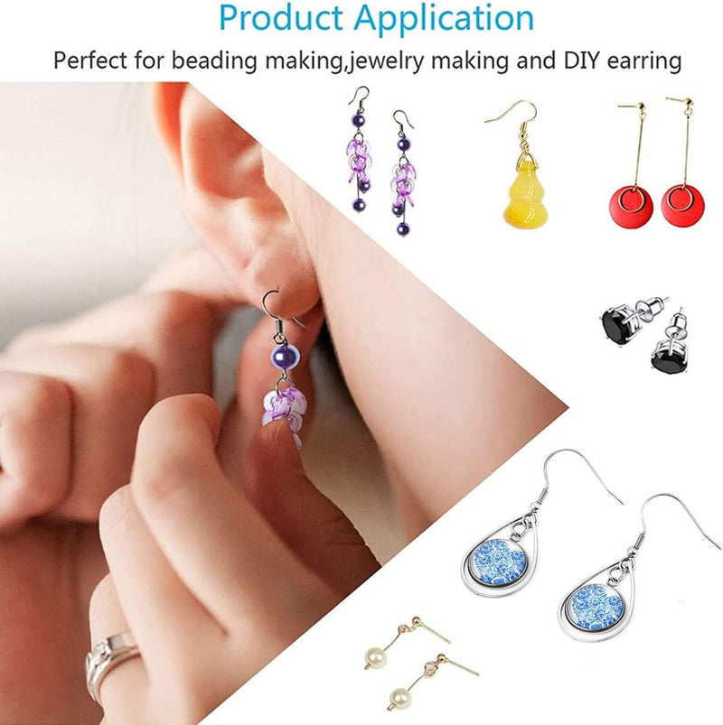 3600 Pcs Earring Making Kit, Earring Hooks Jewelry Making Supplies, Ea