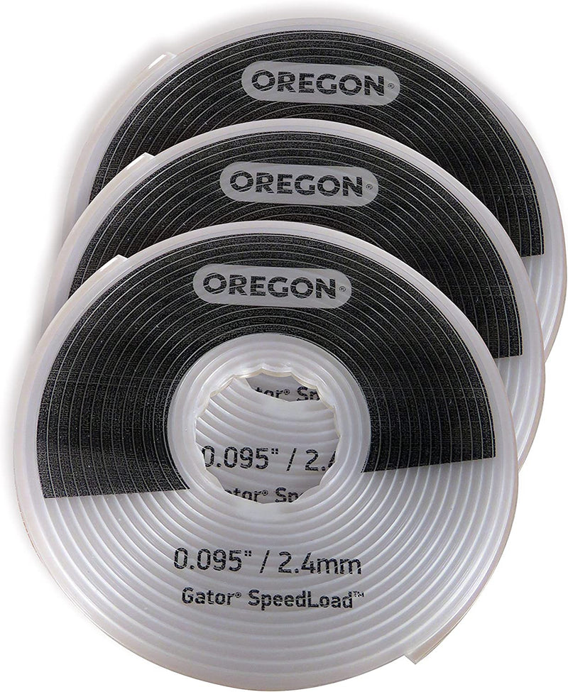 Oregon 24-595-10 Gator Speedload Replacement Large Disc 0.095" Trimmer Line (10 Pack)