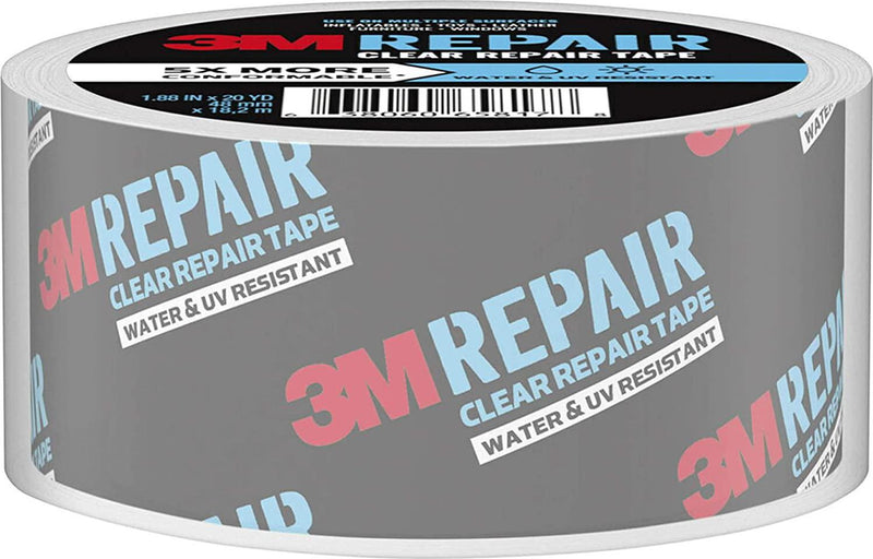 3M Clear Repair Tape, 1.88 inch by 20 Yards, 1 roll