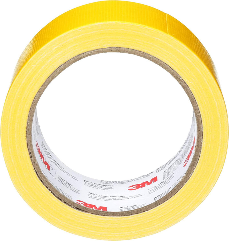 3M Multi-Use Colored Duct Tape Yellow, 48 mm x 18.2 m, 3920-YL, 1 Roll
