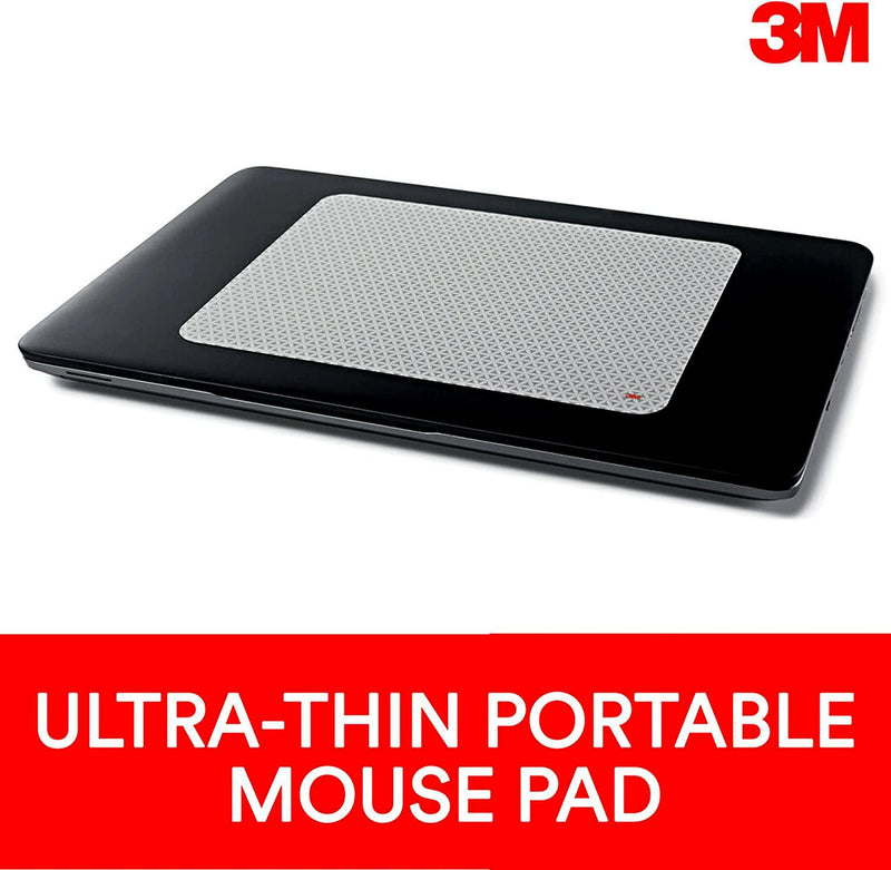 3M Precise Mouse Pad with Re-positionable Adhesive Backing MP200PS2, Frostbyte, 8.5-Inch by 7-Inch