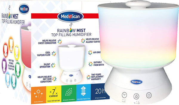 Medescan Rainbow Mist TOP FILLING Humidifier