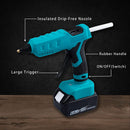 Mellif Cordless Hot Glue Gun for Makita 18V Battery, Handheld Electric Power Glue Gun Full Size for Arts & Crafts & DIY with 20 Glue Sticks (Battery Not Included)