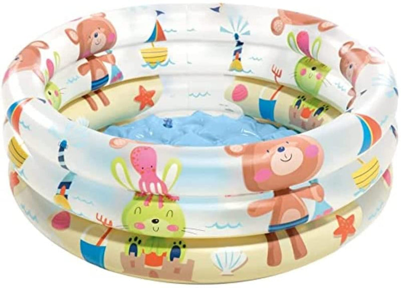 Intex Beach Buddies 3-Ring Baby Pool, Assorted