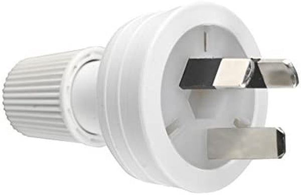 HPM CD100LWE 3 Pin PVC Plug Top, White 11653044