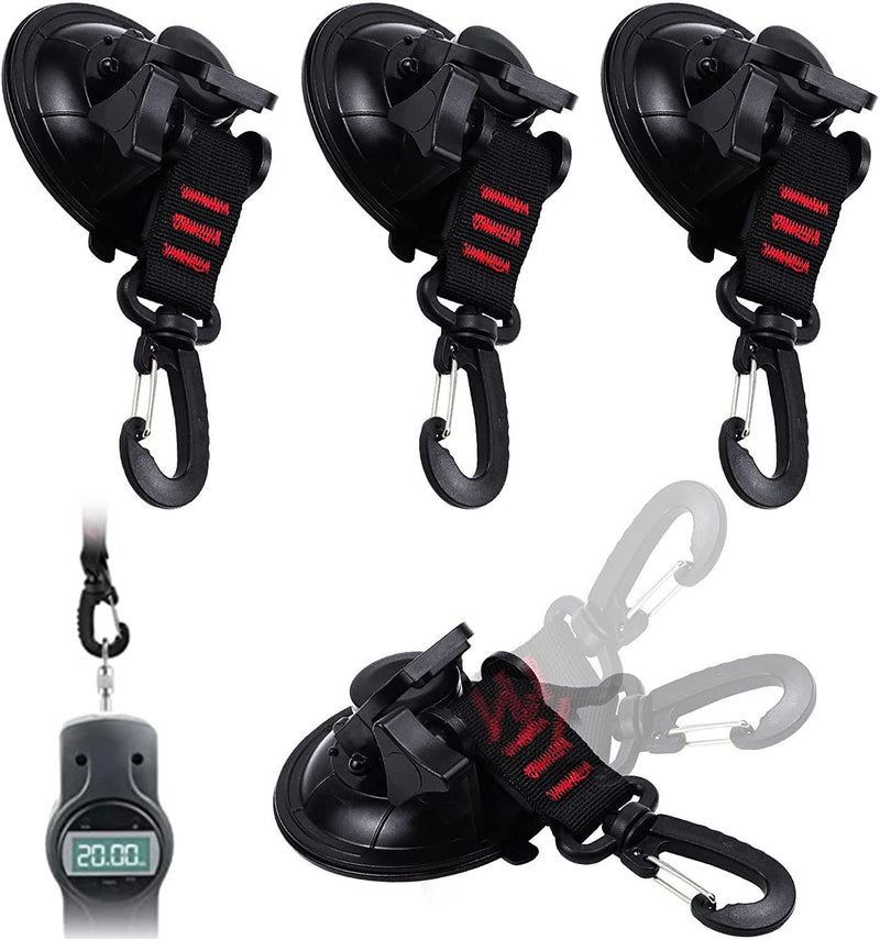Heavy Duty Suction Cup Anchor with Adjustable Strap Hook Multipurpose  Suction Cup Hooks Tie Down Suction Cup Anchor Hook for Camping Trap Car  Awning